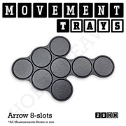 28mm Movement Trays for Tabletop Games | Wargaming | Full Range - Only-Games