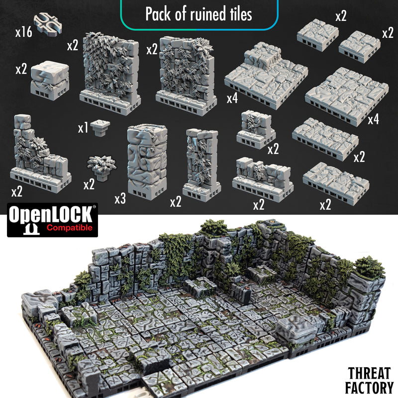 Modular ruined terrain [OpenLock]