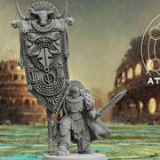 Minoan War Banners (18) + Standard Bearer - Only-Games