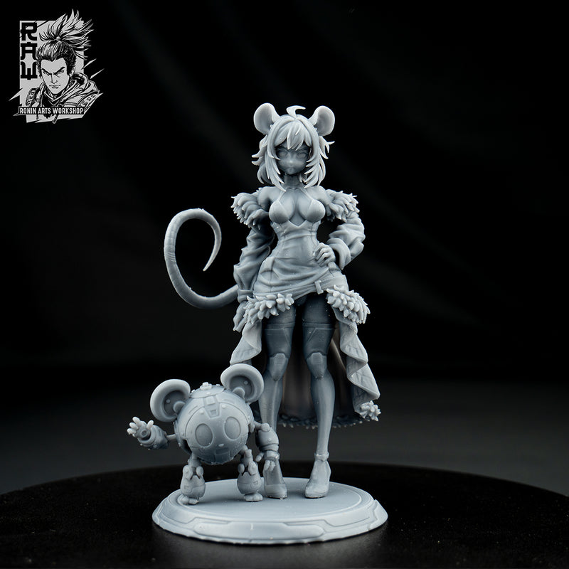 Mouse Girl Ayumi - Netrunner Anime Girl