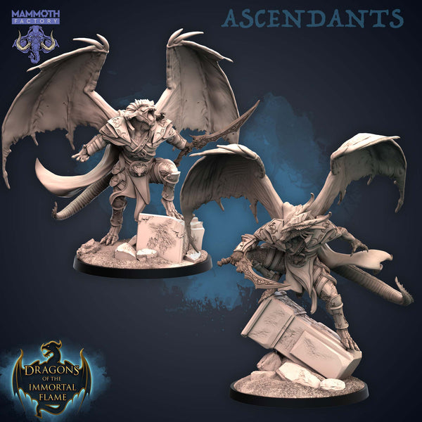 Dragons of the Immortal Flame: Ascendant with  Wesin bases Pack (2 models)