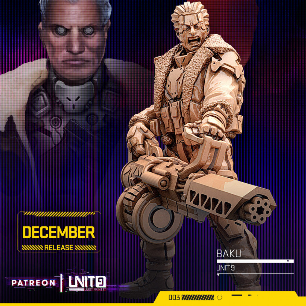 Unit 9 Miniatures Cyberpunk - UNIT9 squad - BUNDLE - UNIT9 - Miniatures by Only-Games.co