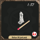 1/87 Railcar lift jack pack - Only-Games