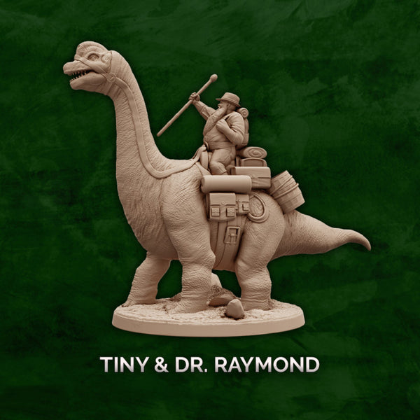 Tiny, mounted by Dr.Raymond