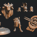 Tassos - Trathian Wolves leader - Ancient Greek peltasta Hero - 32mm - Only-Games