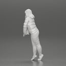 beautiful Asian girl in  jacket leaning with her hands on the car - Only-Games