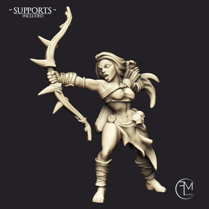 Amazon Archers - 3 Units (AMAZONS! Kickstarter) - Only-Games