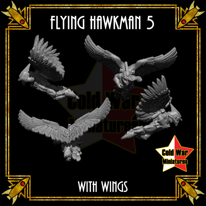 Flying Hawkman 5 (wings) - Only-Games