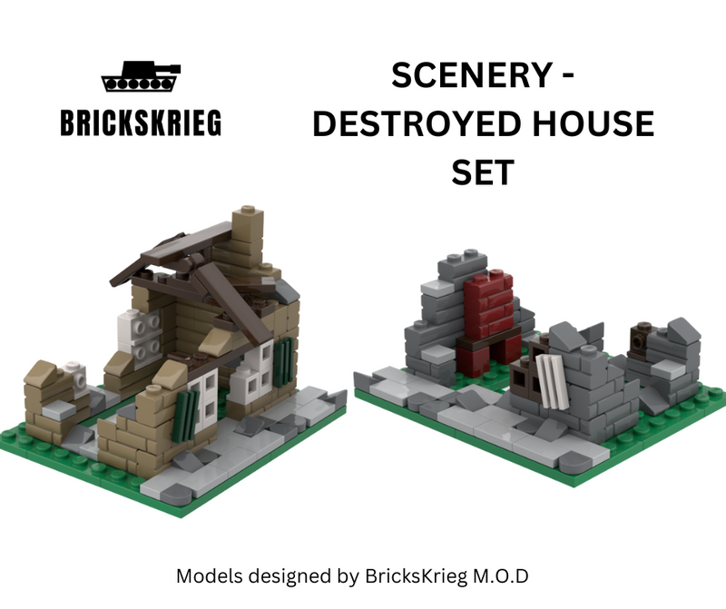 Scenery - Destroyed Houses - Only-Games