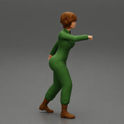 woman mechanic worker in suit standing and holding - Only-Games