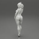 Printed Pretty Girl One Piece Swimsuit - Only-Games