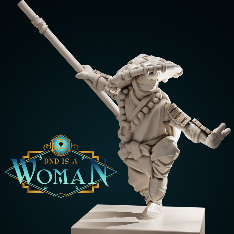 Tortle Monk - Baenya - 28mm / 32mm / 75mm - Only-Games