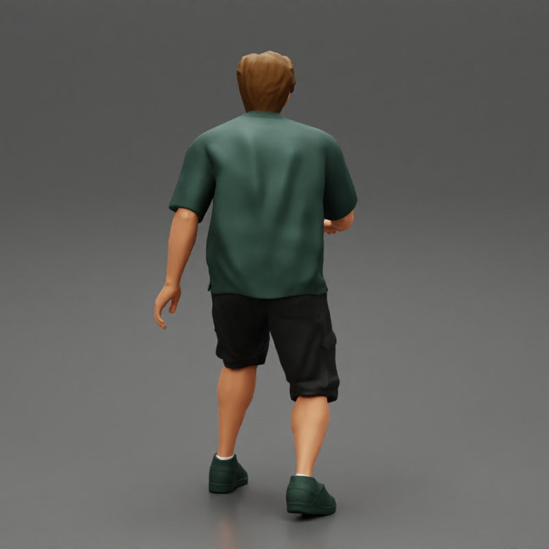 Man bent over while walking - Only-Games