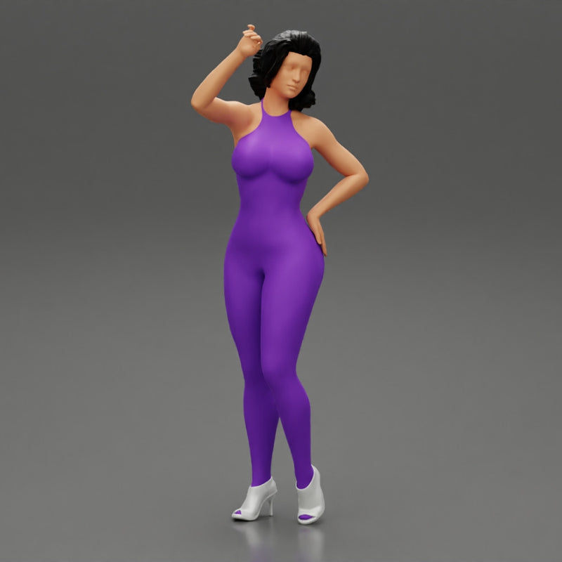 Sexy woman standing and posing in lingerie - Only-Games