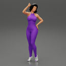 Sexy woman standing and posing in lingerie - Only-Games