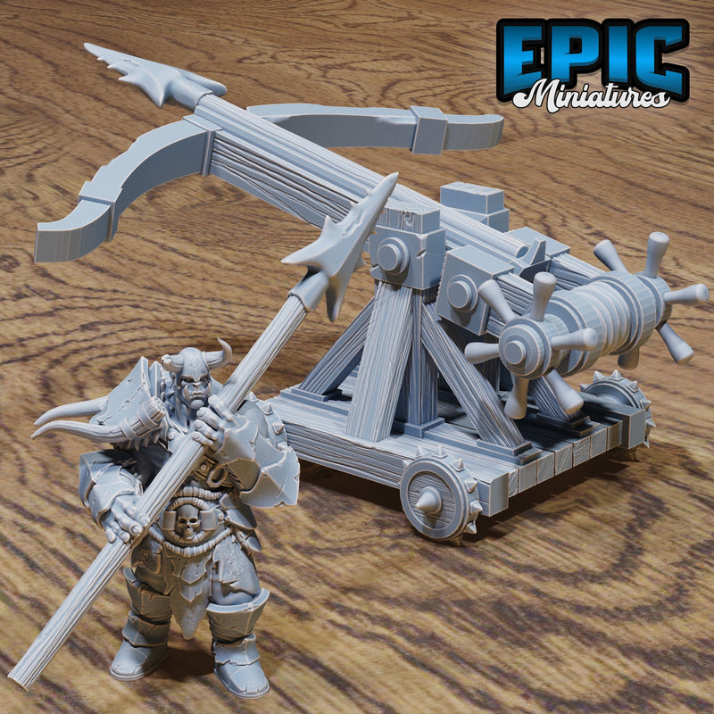 Orc Army Siege Ballista & Reloader Set