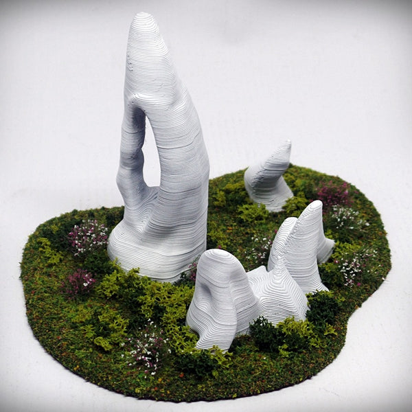 Standing Stone Cluster: Ghost Stones Terrain Set