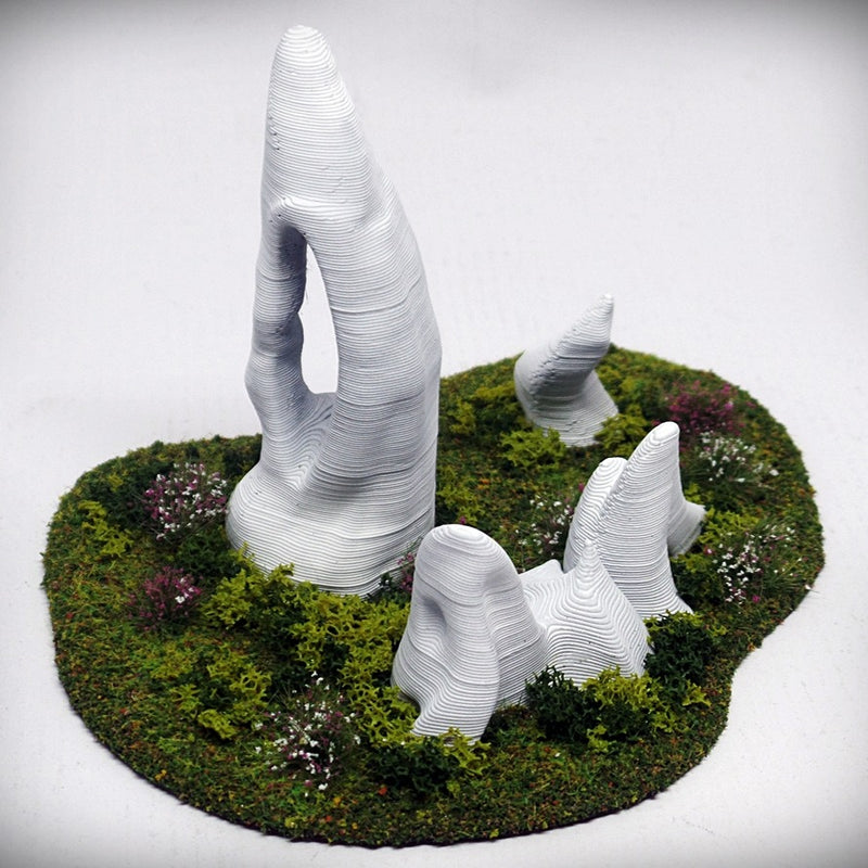 Standing Stone Cluster: Ghost Stones Terrain Set - Only-Games