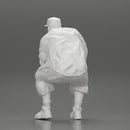 Fat Gangster sitting and thinking - Only-Games