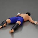 Defeated fighter lying on the floor after the battle - Only-Games