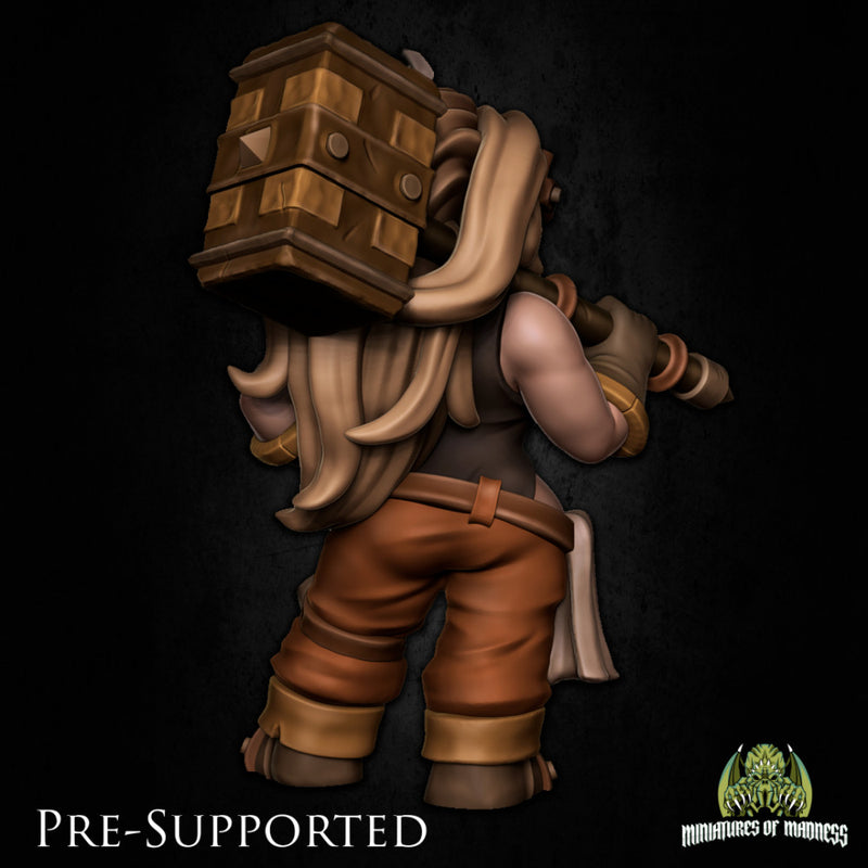 Mystnia Hardspring  [PRE-SUPPORTED] Female Dwarf Blacksmith - Only-Games