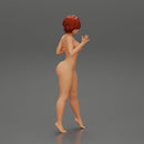 Naked girl in posing in short hair - Only-Games