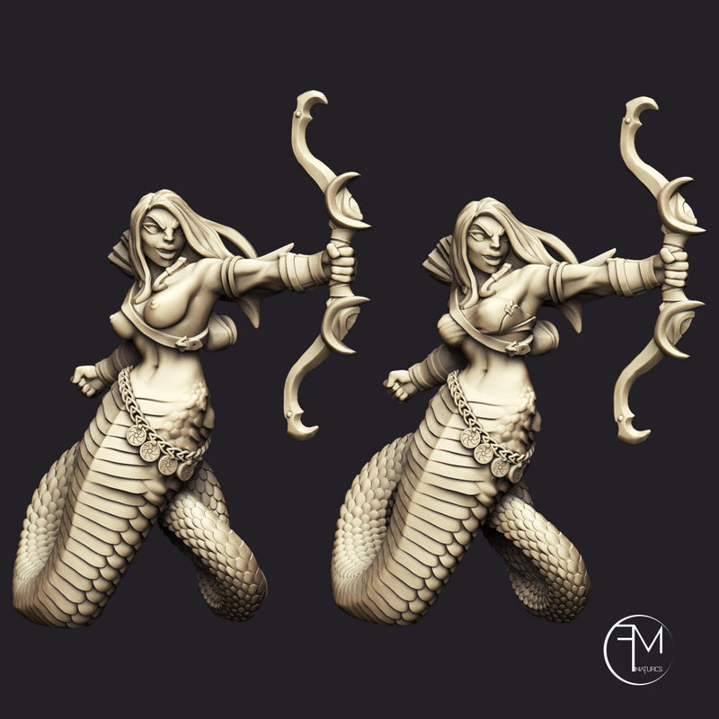 Snakewoman Archers - 3 Units (AMAZONS! Kickstarter)