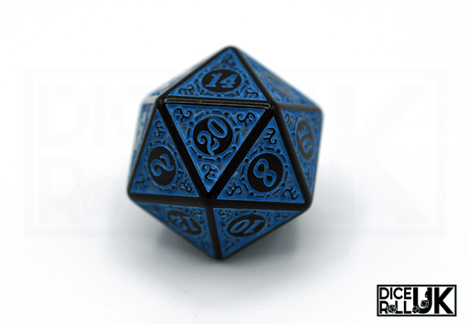 Carved Dice - Blue - Only-Games