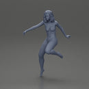 Naked girl with short hair rides a motorbike - Only-Games