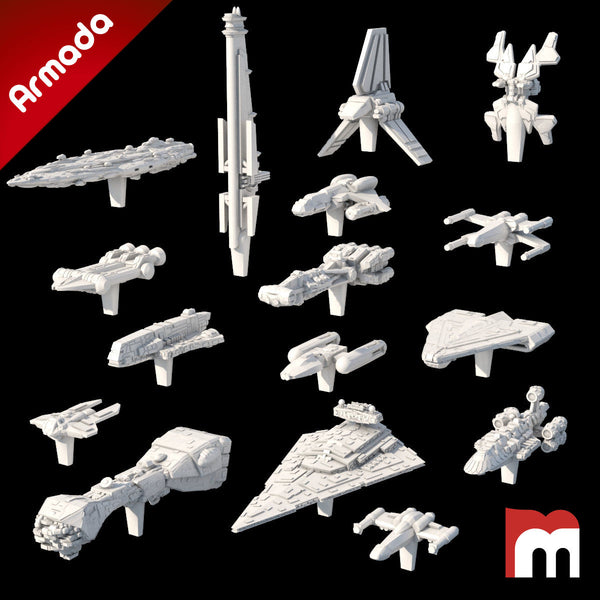 (Armada) Outer Rim Non-Player Ship Set