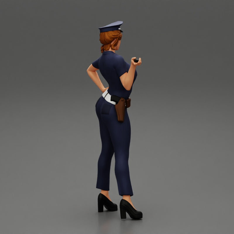 sexy officer police woman posing - Only-Games