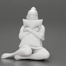 beautiful girl scared sitting and holding a pillow while watching a horror movie on TV - Only-Games