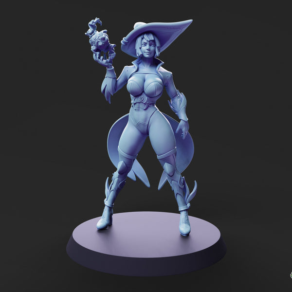 Arcane Witch Pose 1 - Only-Games