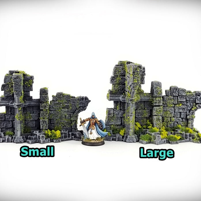 Basic Corner Wall A: Ancient Ruins Terrain Set - Only-Games