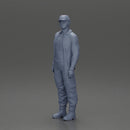 Gary Burghoff with sunglasses standing listening to his friend Harry Morgan in the MASH series - Only-Games