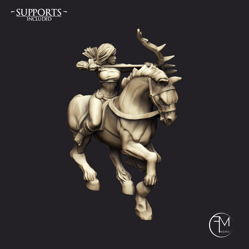 Amazon Horse Riders - 2 Units + Horses (AMAZONS! Kickstarter) - Only-Games