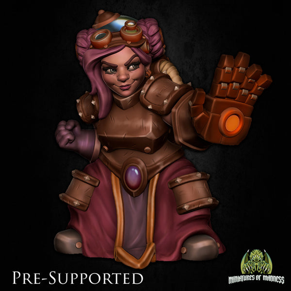 Violet Warmshake [PRE-SUPPORTED] Female Dwarf Artificer Engineer - Only-Games