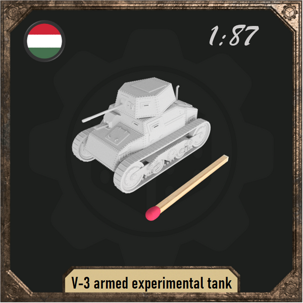 1/87 V-3 armed experimental tank