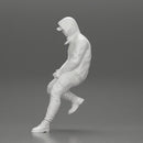 Man in a hooded sweatshirt and cap leaning on the car - Only-Games