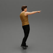Travel man pointing the right way - Only-Games