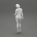 Sexy Girl standing in open long shirt and bra - Only-Games