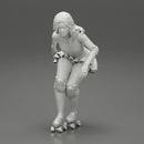 roller derby girl rolling fast - Only-Games