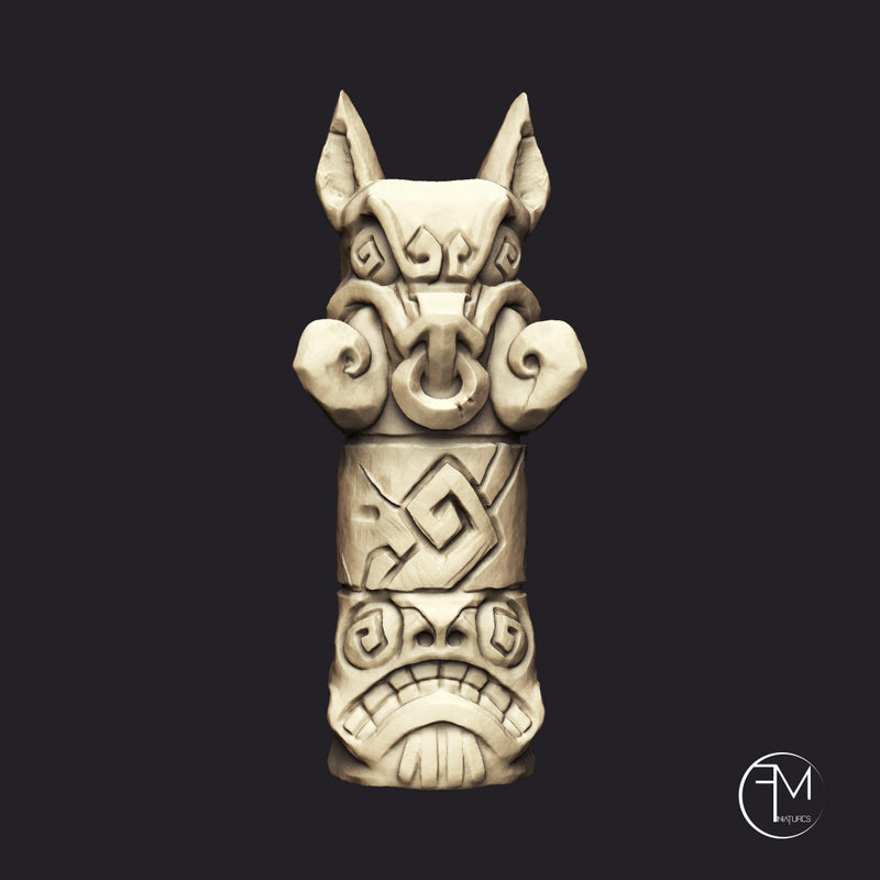 Franziska the Battlemaster & Boar Totem (AMAZONS! Kickstarter) - Only-Games
