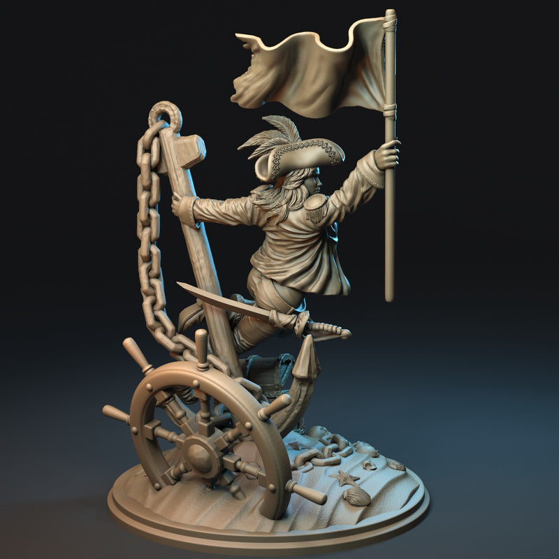 Anchoretta the Pirate girl - 75 mm - Only-Games
