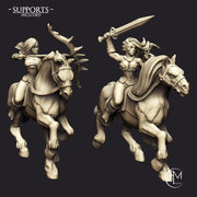 Amazon Horse Riders - 2 Units + Horses (AMAZONS! Kickstarter) - Only-Games