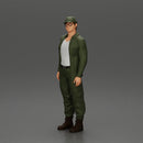 Gary Burghoff with sunglasses standing listening to his friend Harry Morgan in the MASH series - Only-Games