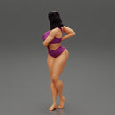 Pretty Woman In Bikini Standing With hand on hips - Only-Games