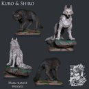 Kuro and Shiro - Wolves - Only-Games