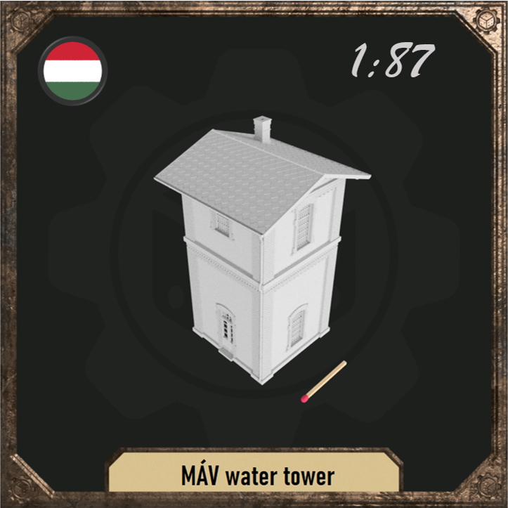 1/87 MÁV water tower