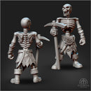 Skeleton Grave Keeper 28mm/32mm/54mm - Only-Games
